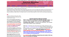 Desktop Screenshot of american-ministries.org